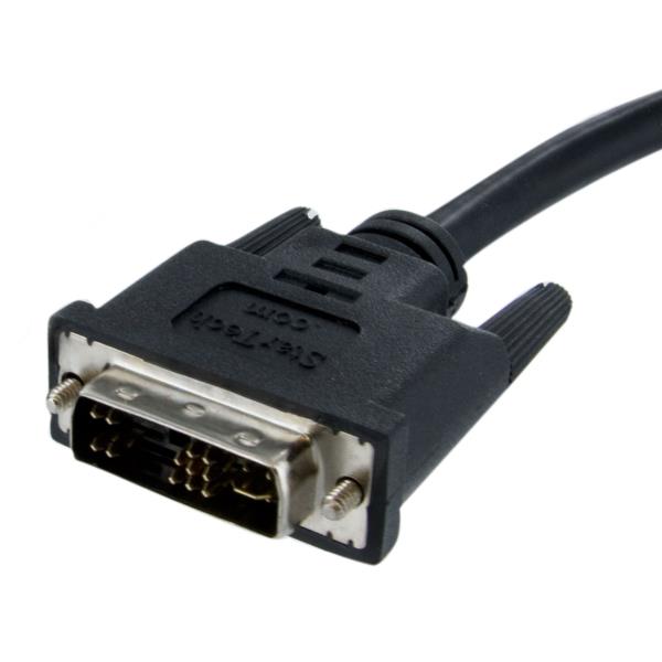 DVI-VGA変換ディスプレイモニターケーブル1mDVI-A(オス)-ミニD-Sub15ピン(オス)