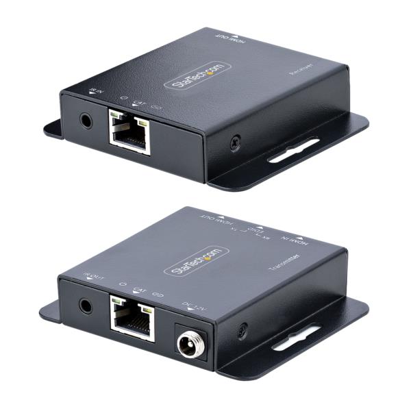 HDMIエクステンダー/Cat6 Cat5e LANケーブル接続/送受信機セット/4K30Hz 40m/映像延長キット