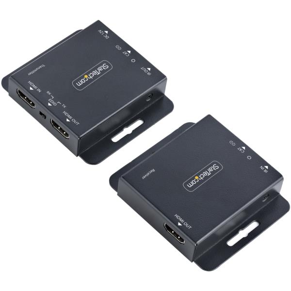 HDMIエクステンダー/Cat6 Cat5e LANケーブル接続/送受信機セット/4K30Hz 40m/映像延長キット
