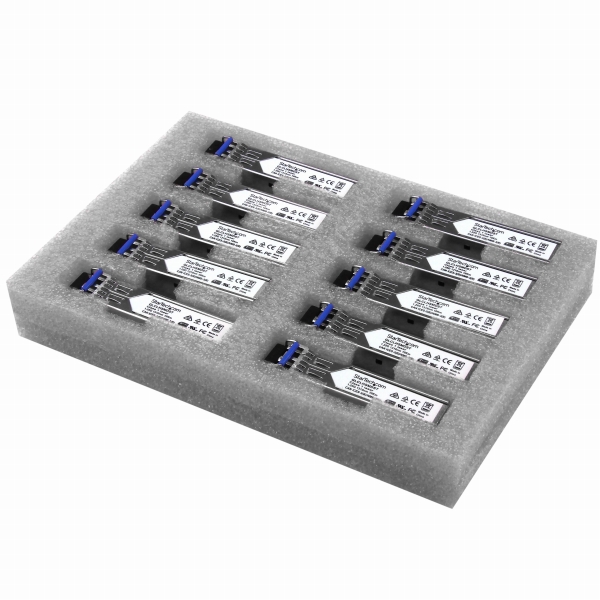 SFPモジュール10個入りパックCisco製GLC-LH-SMD互換1000BASE-LX/LH準拠光トランシーバ