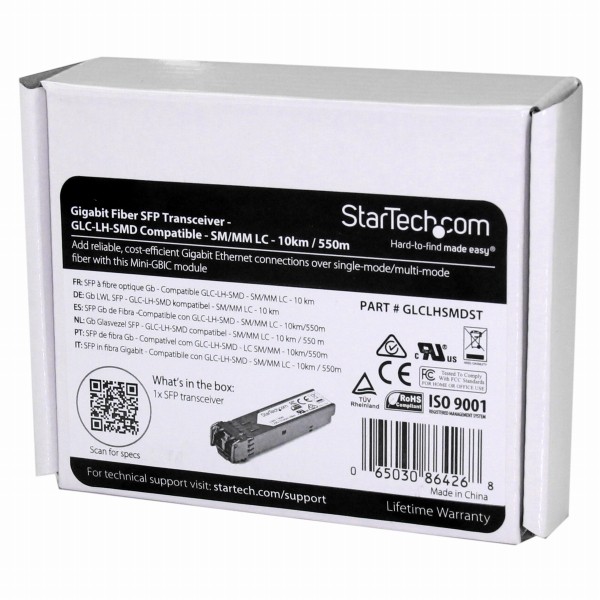 SFPモジュールCisco製GLC-LH-SMD互換1000BASE-LX/LH準拠光トランシーバ