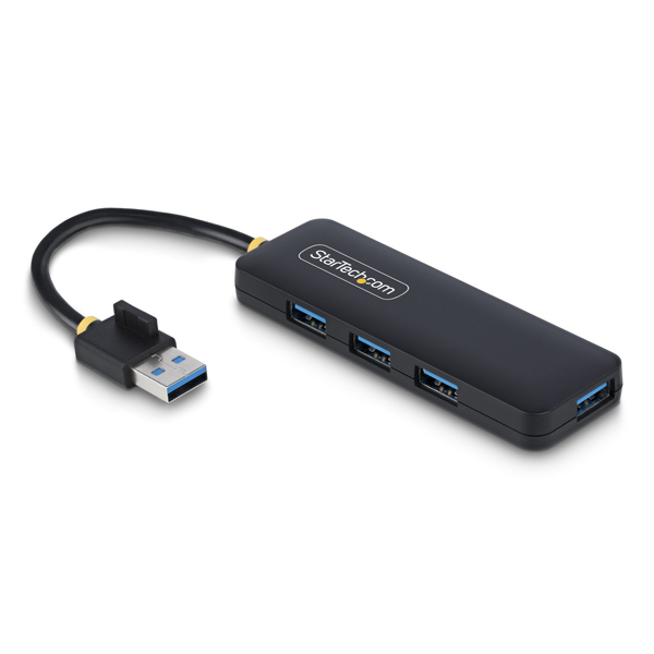 USB 3.0ハブ/4ポート USB-A/5Gbps/過電流保護機能/バスパワー/小型 ポータブル USBスプリッター
