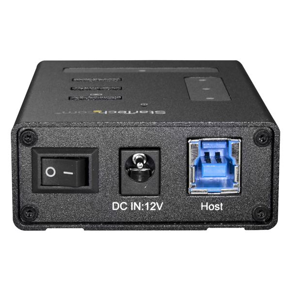 4ポートUSBハブ金属ケースUSB-A-3xUSB-A/1xUSB-CUSB3.1Gen1(5Gbps)産業用USBハブ