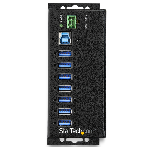7ポート産業用USB3.0ハブESD&350Wサージ保護