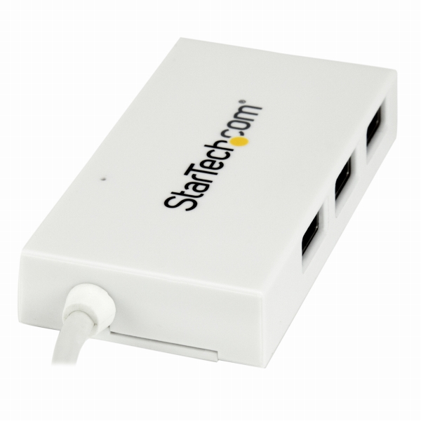 USBType-C接続4ポート増設USB3.0ハブUSB-C-1xUSB-C/3xUSB-AホワイトUSBバスパワー対応