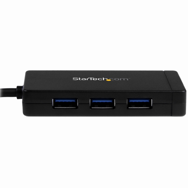 USBType-C接続3ポートUSB3.0ハブ/1ポートギガビット有線LANアダプタ(ACアダプタ付属)USB-C-3xUSB-A/1xRJ45GbE