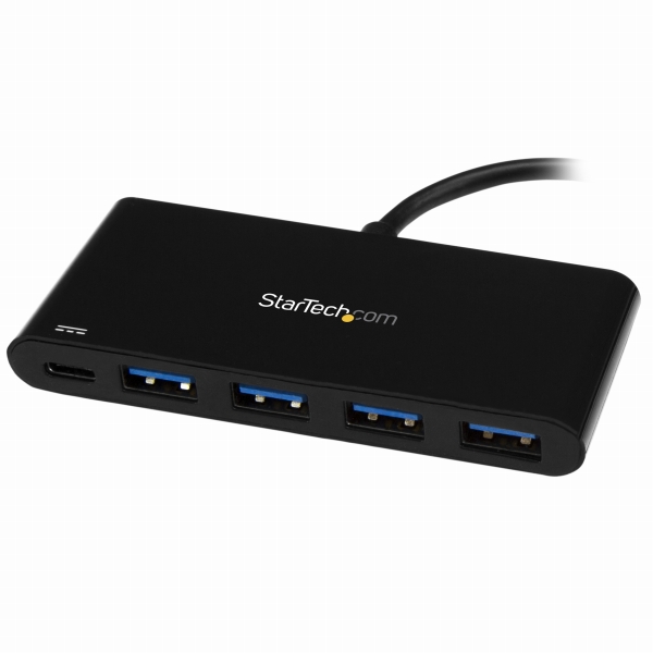 4ポート増設USB3.0ハブUSBType-C接続USB-C-4xUSB-AUSB給電(PowerDelivery)対応