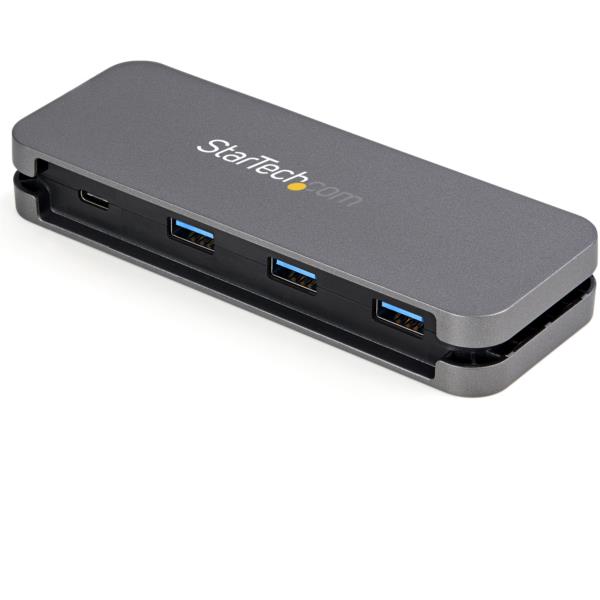 4ポートUSB-Cハブ/1xUSB-C&3xUSB-A/5GbpsUSB3.2/3.1Gen1準拠Type-Cハブ/バスパワー対応/28.5cmケーブル