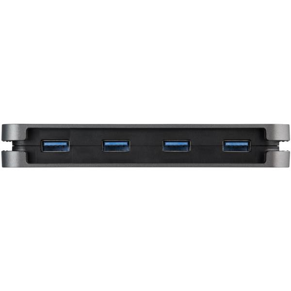 4ポートUSB-Cハブ/4xUSB-A/5GbpsUSB3.2/3.1Gen1準拠Type-Cハブ/バスパワー対応/28.5cmケーブル