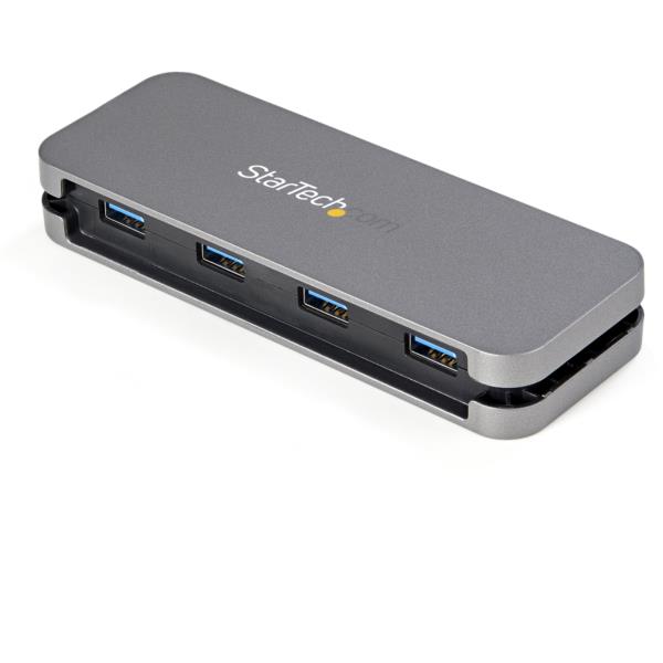 4ポートUSB-Cハブ/4xUSB-A/5GbpsUSB3.2/3.1Gen1準拠Type-Cハブ/バスパワー対応/28.5cmケーブル