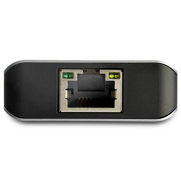 3ポートUSB-Cハブ 有線LANポート 10Gbps 2x USB-A／1x USB-C 25cmホストケーブル