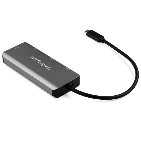 4ポートUSB-CハブUSB3.1Gen2準拠2xType-Cポート/2xType-Aポート10Gbpsデータ伝送速度