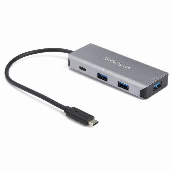 4ポートUSBType-Cハブ10Gbps3xUSB-A/1xUSB-C25cmホストケーブル