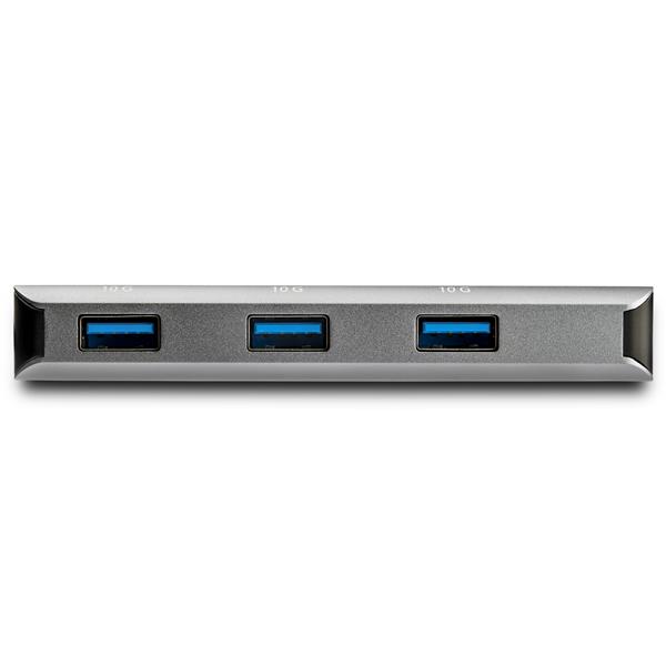 3ポートUSBType-CハブSDカードリーダー付き10Gbps3xUSB-A25cmホストケーブル