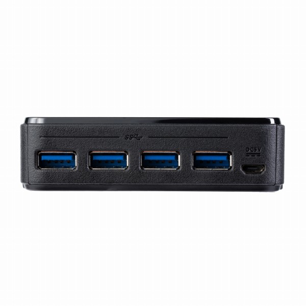 4x4対応USB3.0周辺機器共有スイッチ4台のコンピュータから4口の周辺機器にアクセスPC4台共有USB3.0切替器Mac/Windows/Linux対応