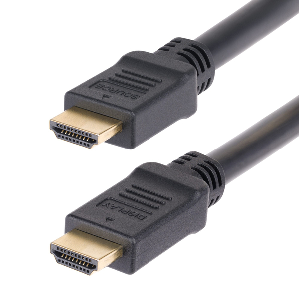 HDMI 2.0ケーブル/アクティブ/10m/4K60Hz/CMP 難燃グレード/ブラック/壁内配線用 モニター コード