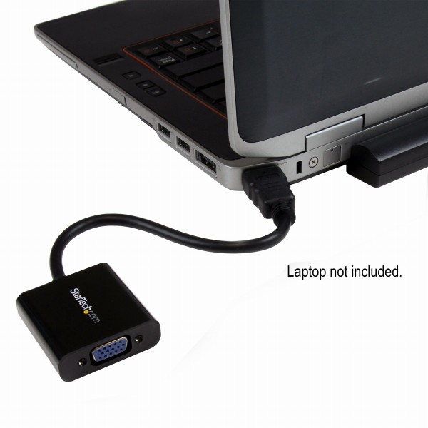 HDMI-VGA変換アダプタ/コンバータHDMI(19ピン)-アナログRGB(D-Sub15ピン)変換コネクタオス/メス1920x1080
