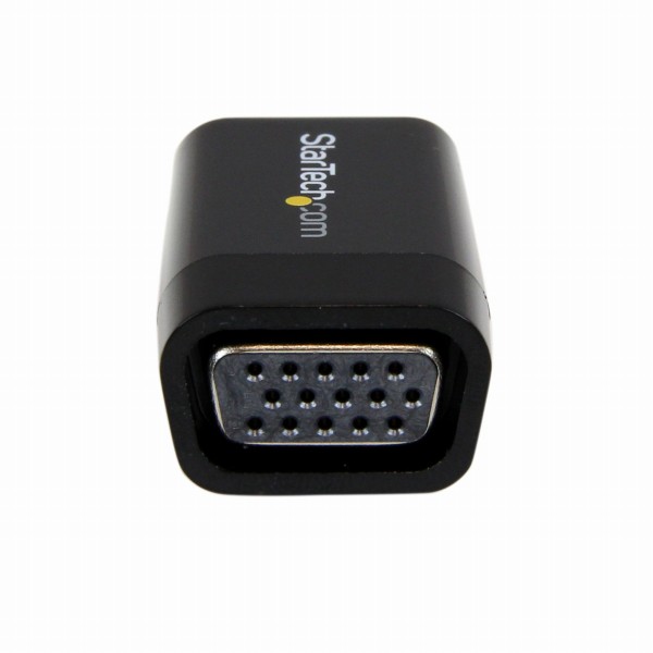 コンパクトHDMI-VGA変換アダプタ/コンバータ(Chromebook/Ultrabook/ノートパソコンに最適)HDMIオス-アナログRGB(D-Sub15ピン)メス変換コネクタ1920x1200/1080p