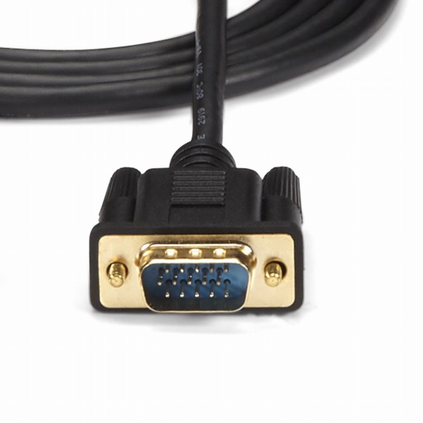 HDMI-VGAアクティブ変換ケーブルアダプタ3m1920x1200/1080pHDMI(オス)-アナログRGB/D-Sub15ピン(オス)