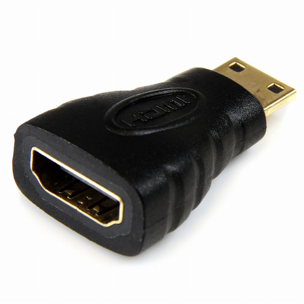 HDMI-ミニHDMI変換アダプタHDMIメス-miniHDMIオスminiHDMI対応カメラをフルHD対応テレビやモニターと接続