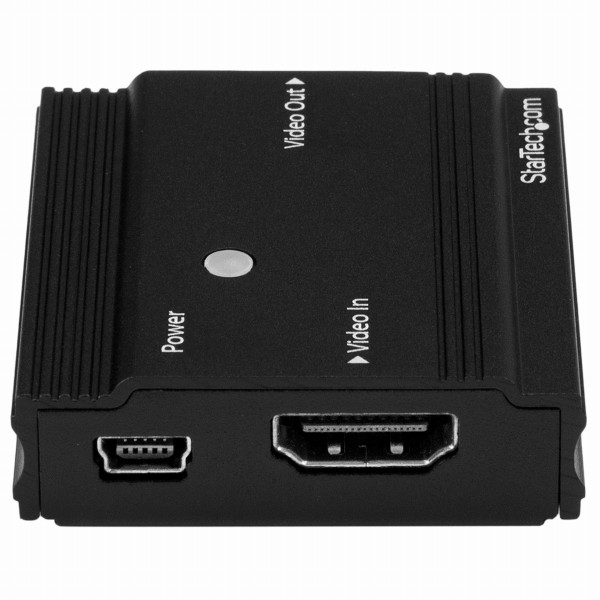 4K対応HDMIリピーター(信号増幅器・イコライザー内蔵)HDMI延長器4K/60Hzで最大10m4K/30Hzで最大25m