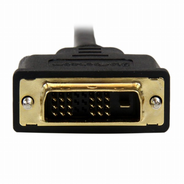 MiniHDMI-DVI-D変換ケーブル1mミニHDMI(19ピン)オス-DVI-D(19ピン)オス1920x1200