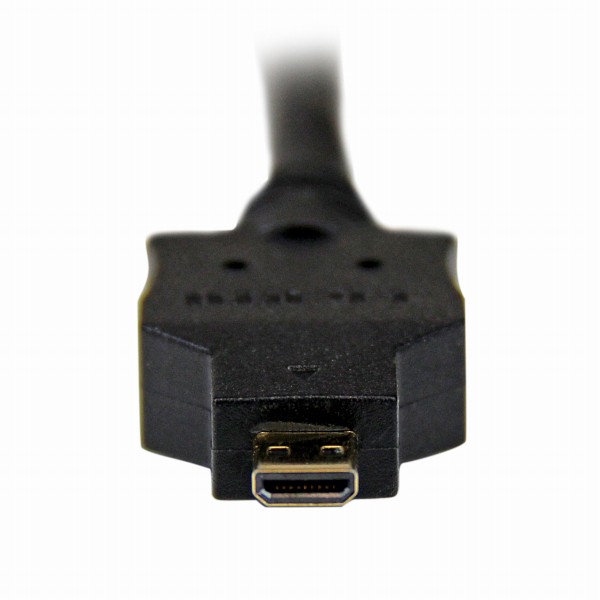 MicroHDMI-DVI-D変換ケーブル2mマイクロHDMI(19ピン)オス-DVI-D(19ピン)オス1920x1200