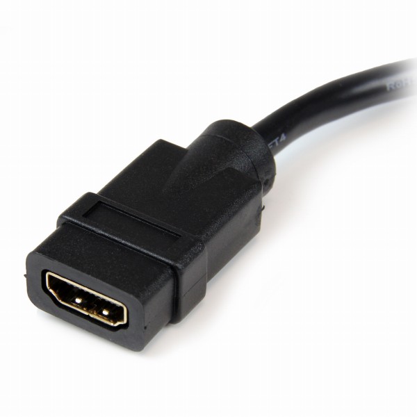 HDMI-DVI-D変換ケーブルアダプタ20cmHDMIメス-DVIオス1920x1200
