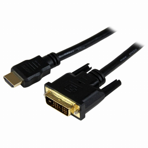 1.5mHDMI-DVI-D変換ケーブルHDMI(19ピン)-DVI-D(19ピン)オス/オス