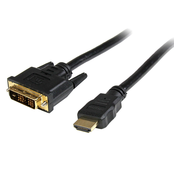 HDMI - DVI-D変換ケーブル/5m/オス-オス/ブラック/モニター コード/ディスプレイ コンバーター