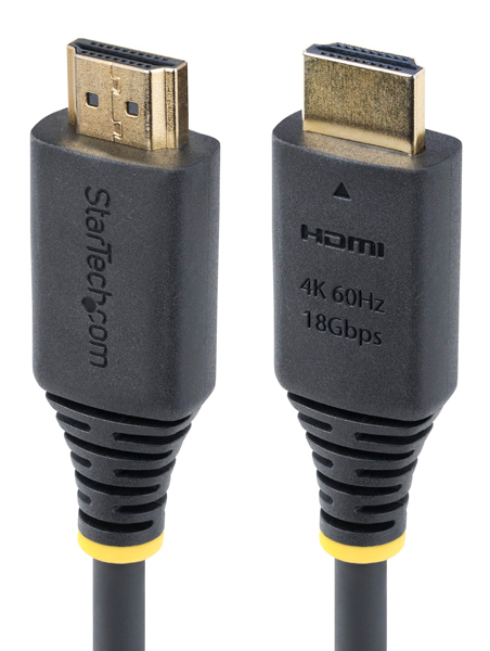 HDMI 2.0ケーブル/1m/4K60Hz 1440p 144Hz/Premium HDMI/TV パソコン接続