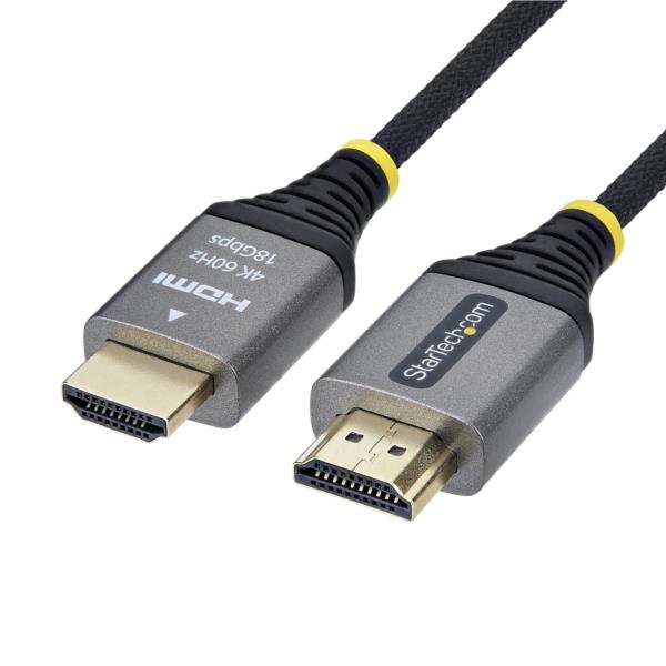 HDMI 2.0ケーブル/フレキシブル/3m/4K60Hz/18Gbps/Premium HDMI/会議室AV環境用