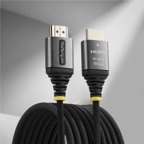HDMI 2.0ケーブル/フレキシブル/3m/4K60Hz/18Gbps/Premium HDMI/会議室AV環境用