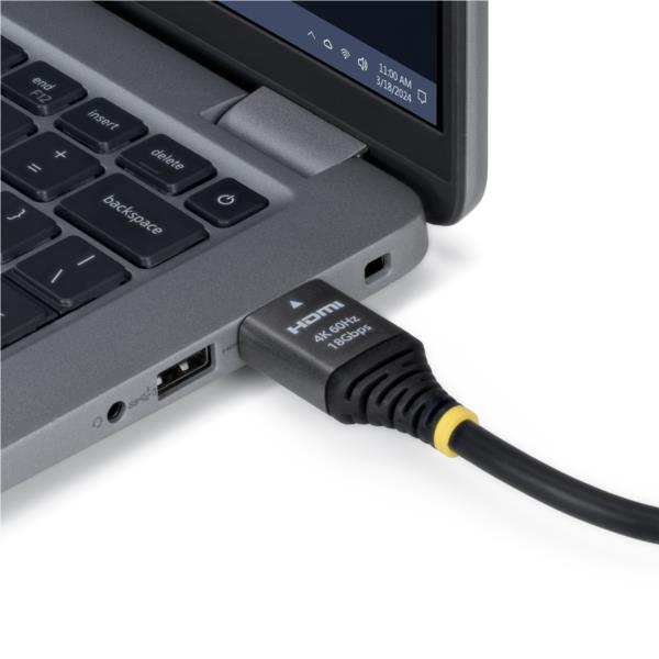HDMI 2.0ケーブル/1.5m/4K60Hz/Premium High Speed/ブラック/UHD モニターコード