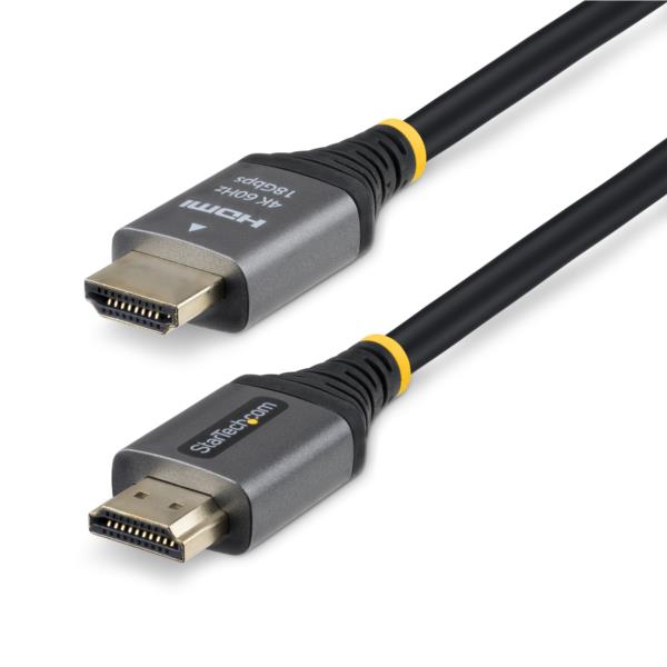 HDMI 2.0ケーブル/1.5m/4K60Hz/Premium High Speed/ブラック/UHD モニターコード