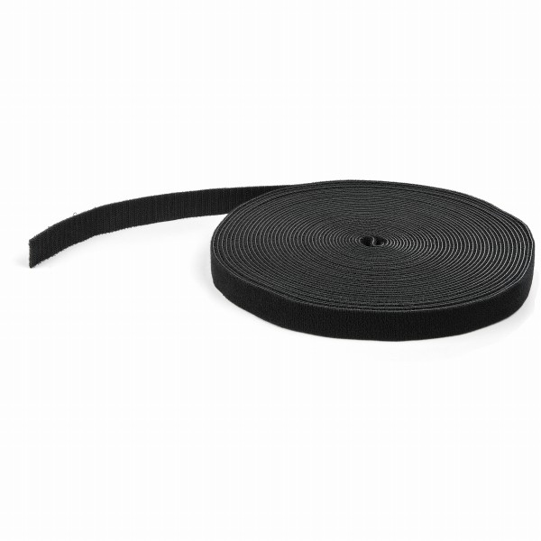 面ファスナーパイルアンドフック15.2mx19mmブラック