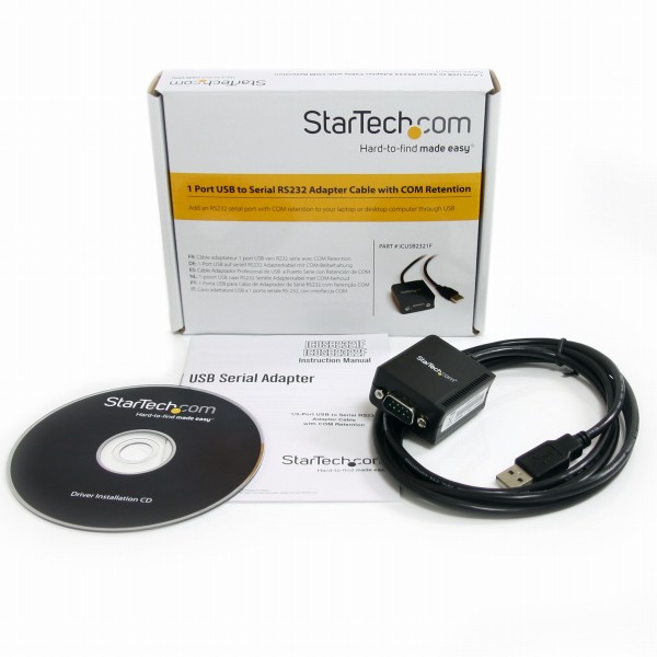 USB-RS232Cシリアル変換ケーブルCOMポート番号保持機能対応シリアルコンバータ/変換アダプタFTDIチップセット使用1xUSBA-1xDB-9/D-Sub9ピン