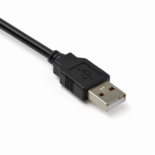 プロ仕様USB-RS232Cシリアル変換ケーブル1xUSBAオス-1xDB-9(D-Sub9ピン)オスシリアルコンバータ/変換アダプタCOMポート番号保持機能