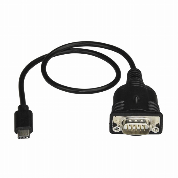 USB-C-シリアル(RS232C)変換アダプタケーブルUSB2.0/1.1準拠USBType-C(オス)-D-Sub9ピン(オス)