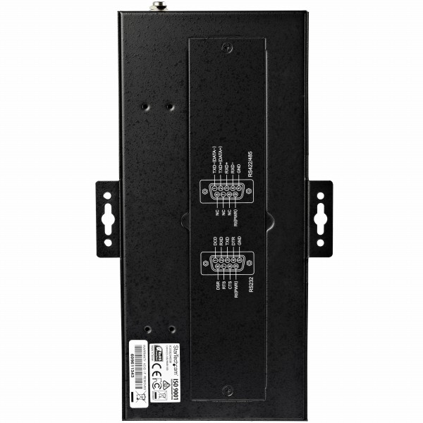 USB-8ポートシリアル変換アダプタRS232/RS422/RS485に対応15kVESD保護機能IP30準拠メタルケースDINレール/ウォールマウント対応