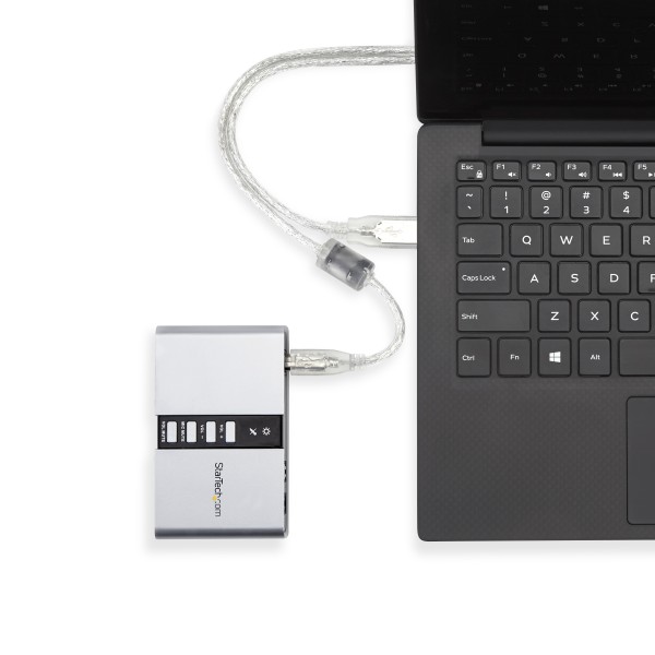 7.1ch対応USB接続外付けサウンドカードUSB-DACヘッドホンアンプ/USB-光デジタルオーディオ変換アダプタ