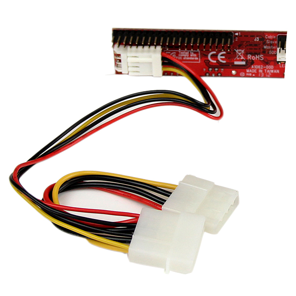 IDE-SATAHDD/光学ドライブ用変換アダプタM/B専用40ピンPATA-SATA2.5インチ/3.5インチ/5.25インチHDD/SSD/ODD変換コネクタ1xIDE40ピン(オス)-1xSATA(7+15ピン)