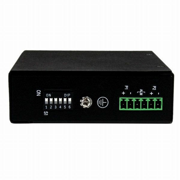 5ポートアンマネージ産業用ギガビットイーサネットスイッチDINレール対応/壁取付け可能ネットワークGigabitEthernetスイッチングハブIP30保護等級準拠ケース