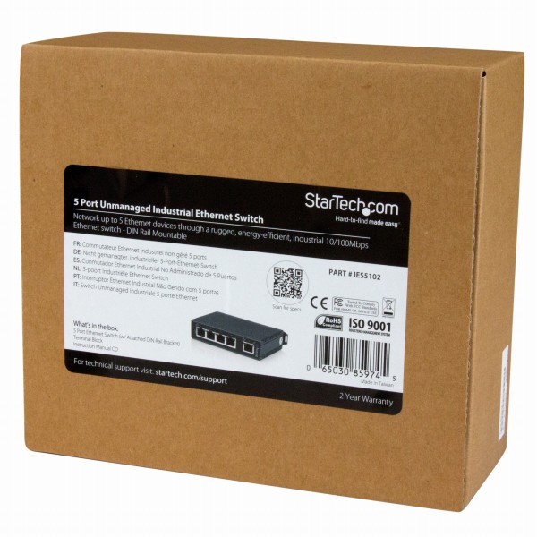 5ポート産業用スイッチングハブDINレールに取付け可能LAN用ハブ10/100Mbps対応ネットワークハブ12-48VDCターミナルブロックEnergyEfficientEthernet(EEE)対応