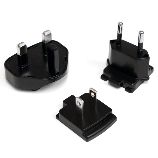 AC電源パワーアダプター12V/1.5A出力(交流110-240V入力)3タイプのプラグ形状に対応