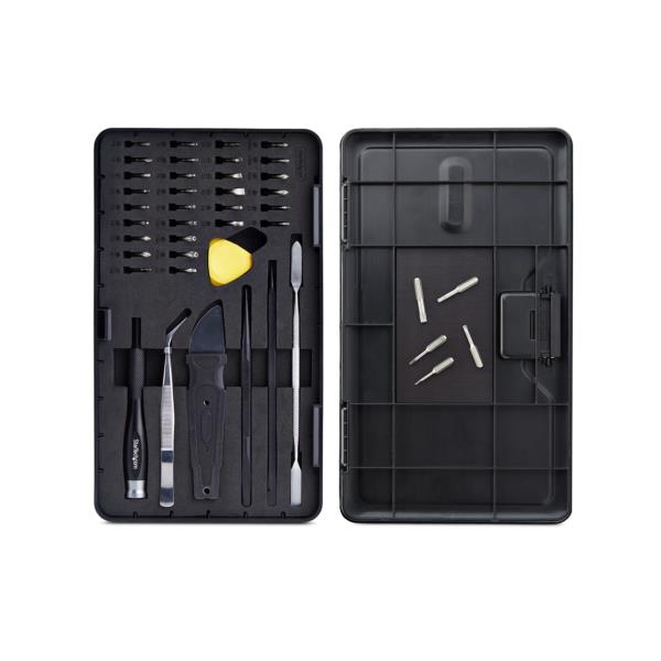 精密ドライバーセット/30種ビット+パーツオープナー/磁気パッド付属/ノートPC スマホ タブレット 修理 工具セット