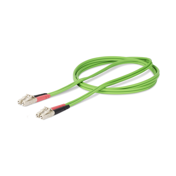 光ファイバーケーブル/OM5マルチモード/2m/LC-LC/50/125/2芯/100G/ネットワーク パッチコード