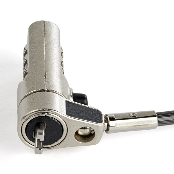 パソコン盗難防止セキュリティワイヤー2mNanoSaverスロット対応4桁ダイヤル式ロック