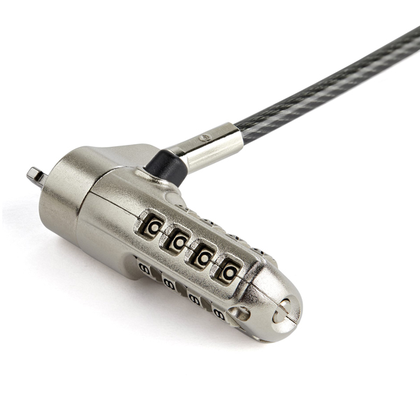 パソコン盗難防止セキュリティワイヤー2mNanoSaverスロット対応4桁ダイヤル式ロック