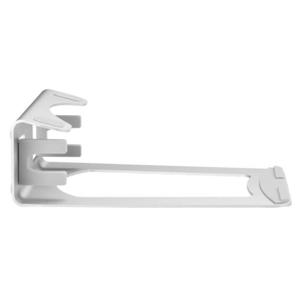 ノートパソコンスタンド/1台2役ラップトップ縦置き収納&作業用置き台/Ultrabook&MacBookPro&Air対応/シルバー/アルミニウム